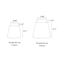 Washable Soft Diaper Skirt Shorts- Breathable Potty Training Pants- Waterproof Cotton Diaper Skirts Night Time Bed Cloth for Bedwetting for Children B