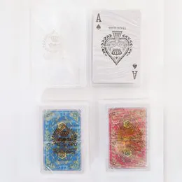 777 Poker Plastic Playing Cards with Case - 100% PVC Waterproof Casino Quality 54 Cards