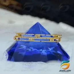 22kt Guarantee Heavy Stylish Bangles with White Stone for Women With Stone Fashion Jewelry Gift..