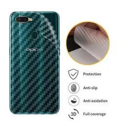 Carbon fibre back sticker for OPPO A12 / A3s / A5s