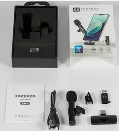 K8 wireless microphone lavalier mic tiktok video making device