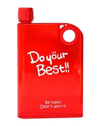 Depolished Notebook Portable Cup Ultra Slim Water Bottle, 380ml - Notebook Water Bottle