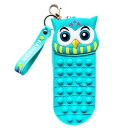 Cute Pop It Pencil Case for Kids - Multi Designs of Pop It Purse Stationery School Supplies