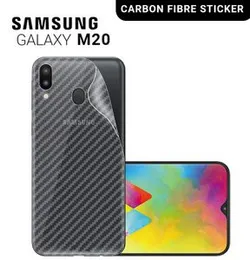 Carbon Fibre back sticker For Samsung Galaxy M20