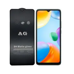 Redmi 10C Stylish Full Cover Matte Texture High Quality 2024 New  Design MTB tempered Glass Protector Frosted Glass for Redmi 10C