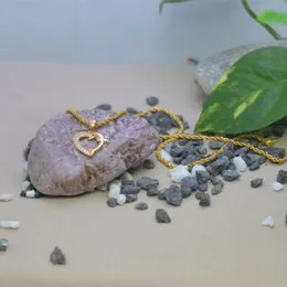 Gold plated Elegant 2mm rope chain with Female Love dolpine pendant.