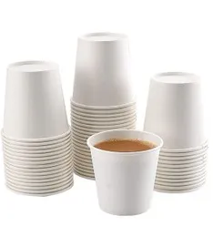 Disposable Coffee Cups Nescafe Cup Paper Cup 150ml White One Day Cup