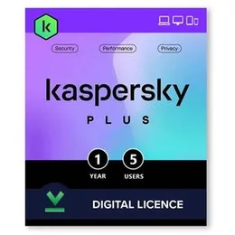 Kaspersky Plus (Internet Security) 2025 (1 Year, 5 Devices) [GLOBAL KEY]