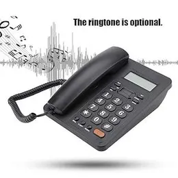 Pashaphone KX-T2021CID Corded Landline Telephone – 16-Digit LCD Display | 24 Ringtones | Handsfree & Alarm