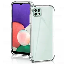 Thickballoon Shockproof Transparent Back Cover For Samsung Galaxy A22 5G