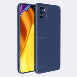 Poco M3 Luxury Soft Matte Liquid Camera Protection Silicone Case Back Cover for Poco M3.