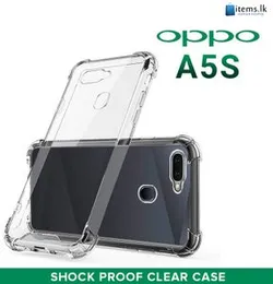 Luxury Shockproof Transparent Shockproof Bumper Case For OPPO A5s Crystal Transparent Premium Quality Shockproof Protective Phone ShellOPPO A5s Soft T