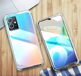 Shockproof Airbag Case For Vivo Y20 Y1S Y91 Soft Silicone Transparent Phone Back Cover