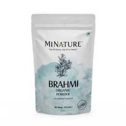 Mi Nature Brahmi Powder (Bacopa Monnieri) - 227g | Natural Hair Care Supplement for Promoting Healthy Hair Growth