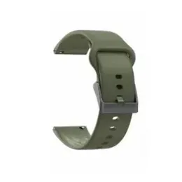 22mm Silicone Watch Strap – Dark Green