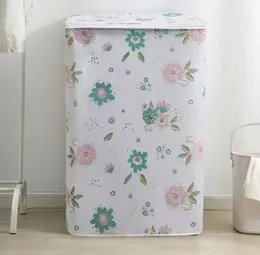 Washing Machine Cover Waterproof Smooth Dust Covers Multi-function Household Print Recyclable Washroom High Quality New