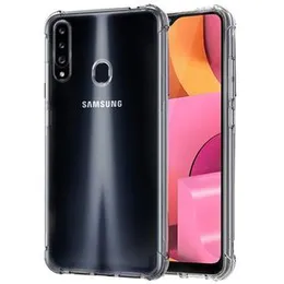 Samsung A20S Transparent Shockproof Transparent Back cover for Samsung A20S