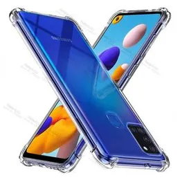 Samsung A21 Transparent Shockproof Transparent Back cover for Samsung A21
