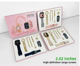 Luxury Smart Watch for Lady A58 plus Digital Relojes Inteligentes BT Call Heart Rate Monitor Smartwatch 2024 Black Color