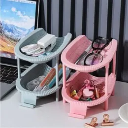 Multifunction Desk Organizer Plastic Holder Desktop Storage for Home Office Use Table Use.