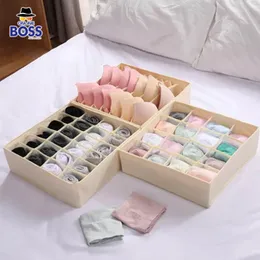 Socks, Underwear, Bra Storage Box Drawer Organizer Wardrobe Closet Organizers 24 Grids