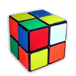 Rubik's Cube Puzzle 2x2x2 Portable Brain Game Ideal for Beginners and Kids