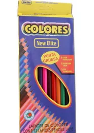 Kids Pencil Set – 12 Assorted Bright Painting Pencils | Soft Core | Art & Stationery