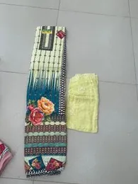 Chiffon digital print material Indian kit Design 4