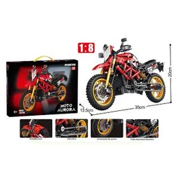 Kids Toy Technic Motorcycle Brick Building Block Sets Locomotive Racing Car Vehicle Puzzle Assemble (0655)