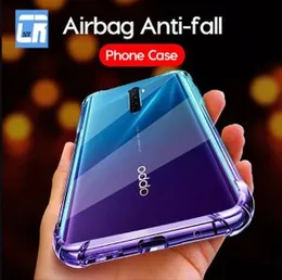 Silicone Bumper Anti-fall Protective Case for OPPO A37 A59 A1K A12 A16 A3s A5s Transparent Case