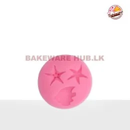 Sea Fish/Star Fish Silicone Mould – A113 | Ocean Theme Fondant Tray | Flexible & Reusable