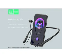 Denman DL19 Neckband Bluetooth Earphones – Sports Wireless Waterproof Headphones