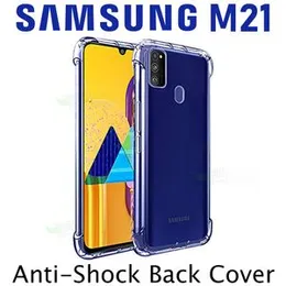 Luxury Shockproof Thickballoon Transparent Back Cover for Samsung M21