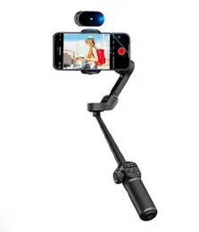 Aochuan Smart X2 3-Axis Smartphone Stabilizer with AI Face Tracking, Built-in Extension Pole & OLED Display , with 3 month warranty