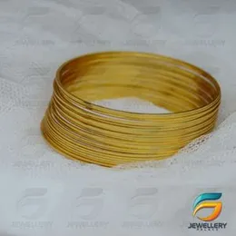 Gold Plated Guarantee Thin Bangle 24 PCS for Women Fashion Jewelry Gift.