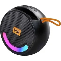 V16A Hot Selling Super Bass Portable Wireless BT Speakers with RGB LED Lights Stereo Music Box Active Rechargeable Speaker
