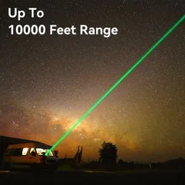 Powerful Rechargeable Laser Pointer Pen for Kids to Play Multicolor