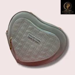 Fashion Love Heart Shaped Shoulder Crossbody Bag Women Purse Grey Color