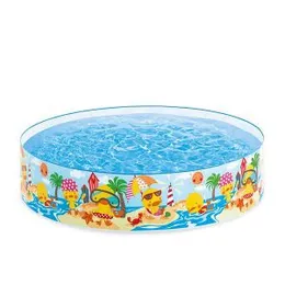 INTEX Kids Babies Round Inflatable Swimming Pool (58477)