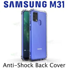 Samsung M31 Transparent Shockproof Clear Back Cover for Samsung M31