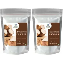 Nxtgen Ayurveda Arrowroot Powder | Pack Of 2 | 100 gm each | Natural Thickener | Ararot Powder