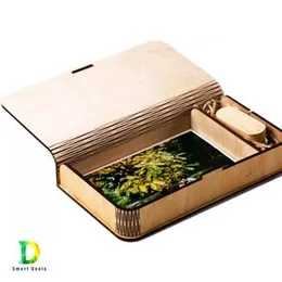 Wedding Photo Memories Wooden Album Box With Flash Pen Drive Holder for Marriage Gift Birthday Gift