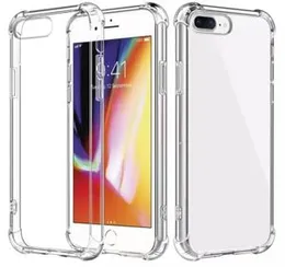 iPhone 8 plus Transparent Clear Shockproof Bumper Clear View tpu Protective case Back cover for iPhone 8 plus