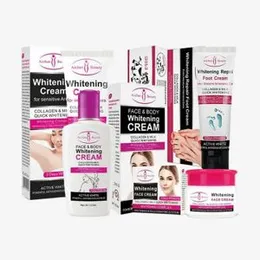 AICHUN BEAUTY PACK OF GLOWING LOTION, UNDERARM CREAM, FOOT CREAM AND FACE CREAM.