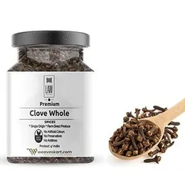 looms &amp; weaves - Premium Single origin Clove Whole - 100gm (in GLASS JAR)