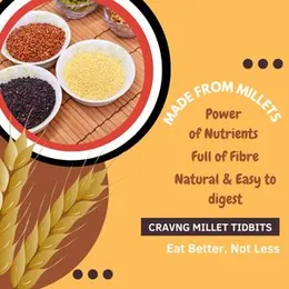 Cravng Millet Cookies | No Maida Baking Powder Biscuits | Healthy Baked Gluten Free Snacks (Foxtail Millet Cookies, 325g) FROM INDIA(SAM)
