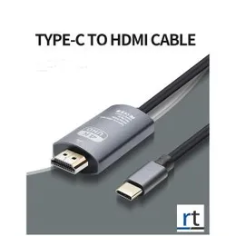 Type-c to HDTV Cable Male to Male 4K 30Hz USB Type-c to HDMI Cable