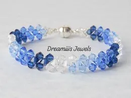 Muli Blue Crystal bracelet