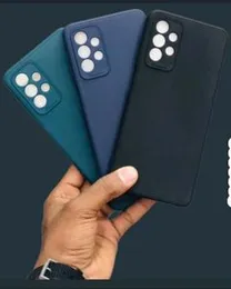 My Choice (Blue) New Arrived Best Looking Super Fit Slim Phone Case Soft Case Dust Proof & Washable Silicone Thin Back Cover For SAMSUNG M02/A12/A03/A