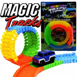 Small Magic Track For Kids Racing Cart and Track Variety Tracker Small 56 Pieces, 85 cm